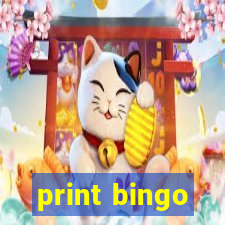 print bingo